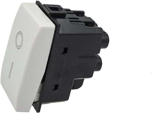 ETTROIT MT0402 Interruttore 2P 16A Bipolare 0-1 Compatibile Bticino Matix