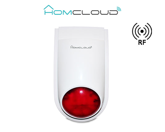 Anti Intrusione - Allarme Wi-Fi + GSM - Sirena luminosa Homcloud Outdoor a radio frequenza