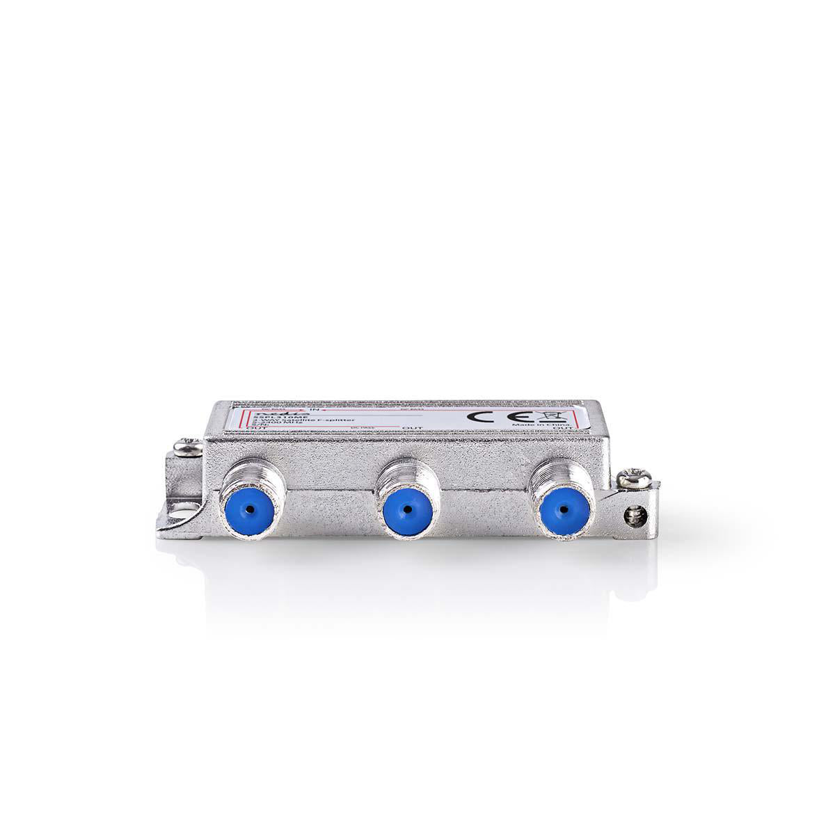 PARTITORE SPLITTER 1 INGRESSO 3 USCITE NEDIS Satellite-Splitter | TV / SAT SSPL310ME