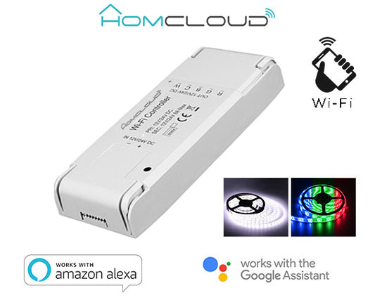 Moduli Smart Wi-Fi + Ble - Controller Strisce LED Wi-Fi 12-24V RGB + white