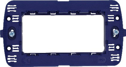 Supporto 4M 4 Posti Compatibile Bticino living Light,international,tech