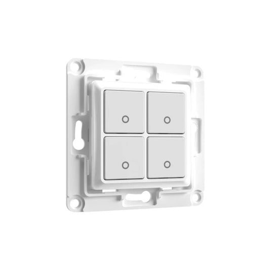 Luci e Interruttori - Shelly Wall switch 4 - Interruttore da parete 4 tasti bianco