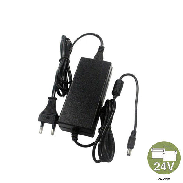 V-TAC VT-25060 Alimentatore in Plastica 60W 24V 25A Plug&Play con Jack 2,1 Colore Nero IP44 - SKU 3264