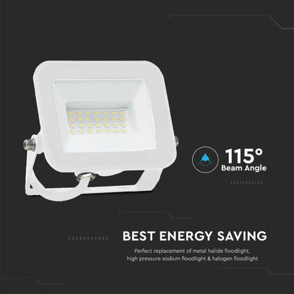 V-TAC PRO Faro LED SMD Chip Samsung 30W Colore Bianco 4000K IP65 sku 10024