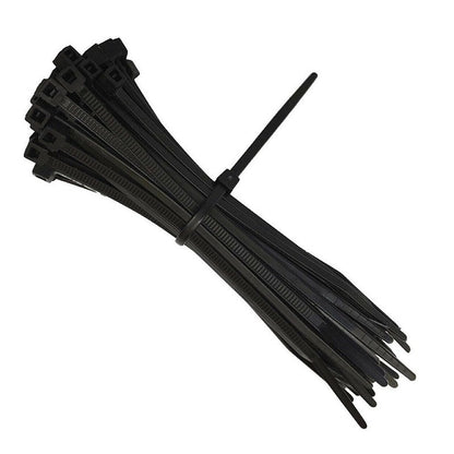 Fascette per Cavi in Nylon 3,5 x 300 mm Nere (Conf. 100 pz) - V-TAC