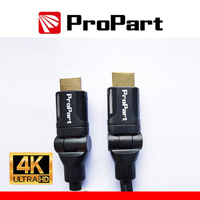 Cavo HDMI 2.0 4K 60Hz con Connettori Rotanti 360° - 5 Metri - Alta Velocità 18Gbps
