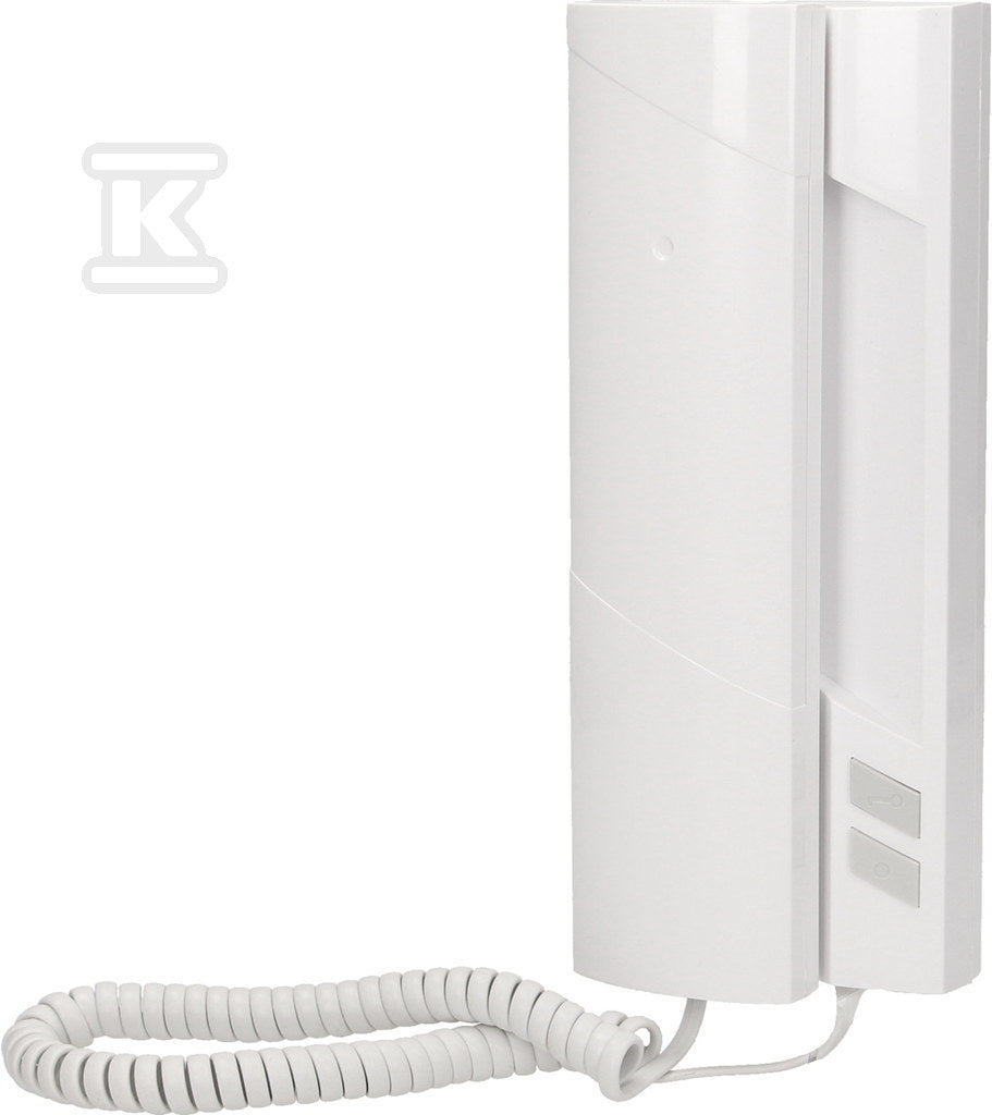 Citofono Universale Bianco ORNO PA-456 - Compatibile con Impianti a 4, 5 e 6 Fili