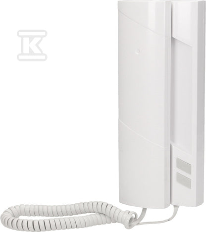 Citofono Universale Bianco ORNO PA-456 - Compatibile con Impianti a 4, 5 e 6 Fili