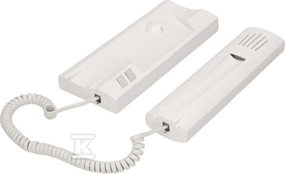 Citofono Universale Bianco ORNO PA-456 - Compatibile con Impianti a 4, 5 e 6 Fili