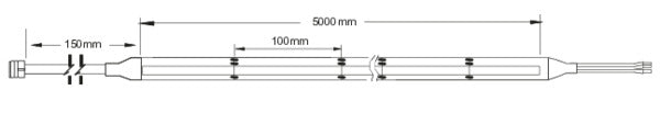 Striscia LED COB Digitale LIFE 24V - 11.6W/m - Effetto Running - Luce Naturale 4000K - IP20