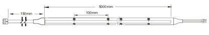 Striscia LED COB Digitale LIFE 24V - 11.6W/m - Effetto Running - Luce Naturale 4000K - IP20