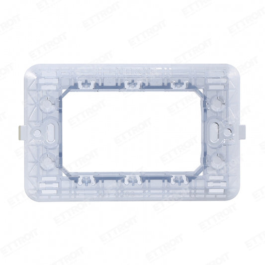 ETTROIT MT0203 Supporto Telaio 3M 3 Posti Compatibile Bticino Matix