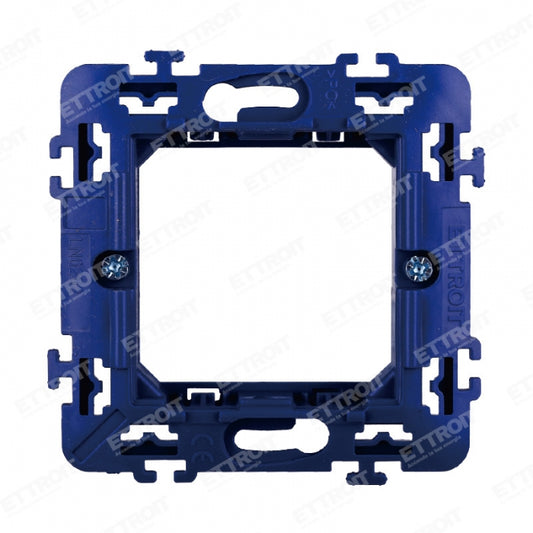 Supporto 2Moduli per scatole tonde 2 Posti Compatibile Bticino Light,international,tech (Copia)