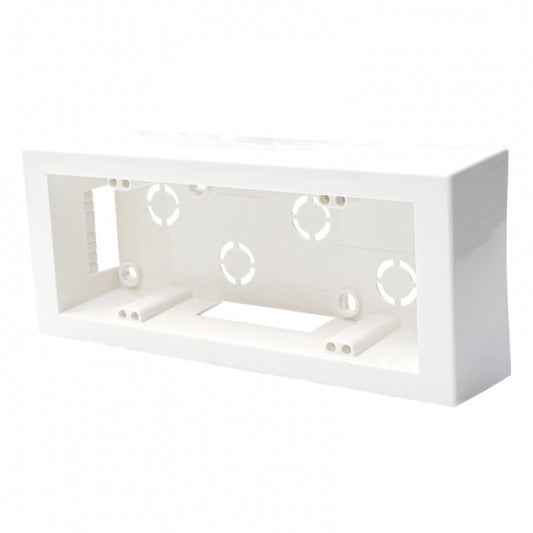 Cassetta da parete modulare 506 monoblocco 6 posti montaggio esterno universale colore bianco IP40 | Ettroit | MT3606