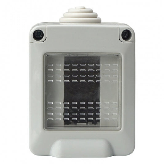 Custodia Stagna da Parete 1 Posto IP55 – Serie Starlight Ettroit (EV2601) - Compatibile Vimar Plana