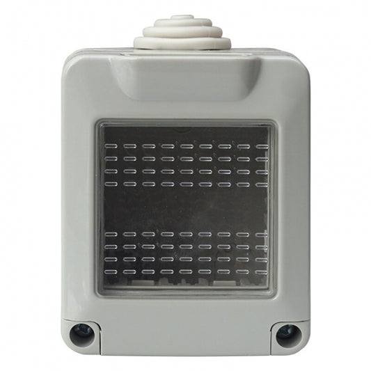 SUPPORTO IDROBOX IP55 2 POSTI BIANCO COMPATIBILE VIMAR PLANA  | ettroit | ev2602