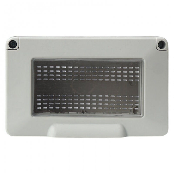 SUPPORTO SCATOLA DA ESTERNOIP55 4 POSTI BIANCO COMPATIBILE VIMAR PLANA  | ETTROIT | ev2604 