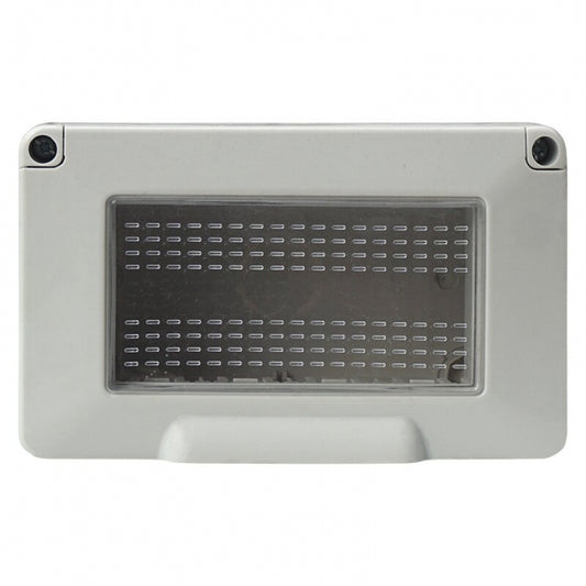 SUPPORTO SCATOLA DA ESTERNOIP55 4 POSTI BIANCO COMPATIBILE VIMAR PLANA  | ETTROIT | ev2604 
