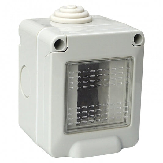 Custodia Stagna da Parete 1 Posto IP55 – Serie Starlight Ettroit (EV2601) - Compatibile Vimar Plana