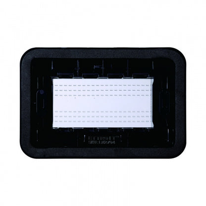SUPPORTO IDROBOX IP55 4 POSTI NERO COMPATIBILE LIVING INTERNATIONAL LIGHT TECH ettroit LN2704