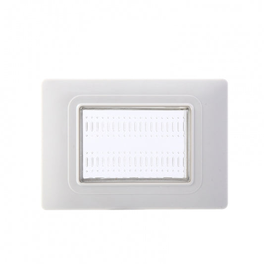 SUPPORTO ESTERNO IP55 3 POSTI BIANCO COMPATIBILE VIMAR PLANA | ettroit | ev2703