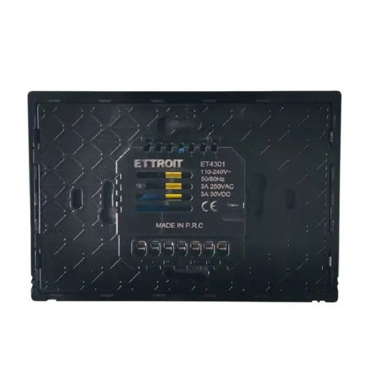 Cronotermostato WiFi Smart Luxtec ETWF4301 | Powered by Tuya, Controllo da App, Incasso