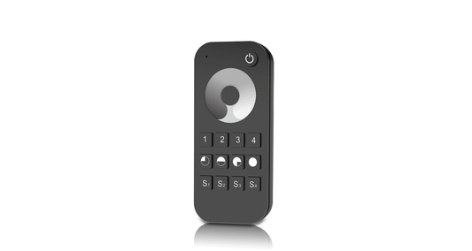 Telecomando RF 2.4GHz Multi-Zone per Strisce LED - 4 Zone, 4 Scene, Controllo Wireless Professionale
