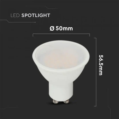 Faretto LED V-TAC PRO GU10 4.5W Chip CREE - 100° (3000K / 4000K / 6500K)