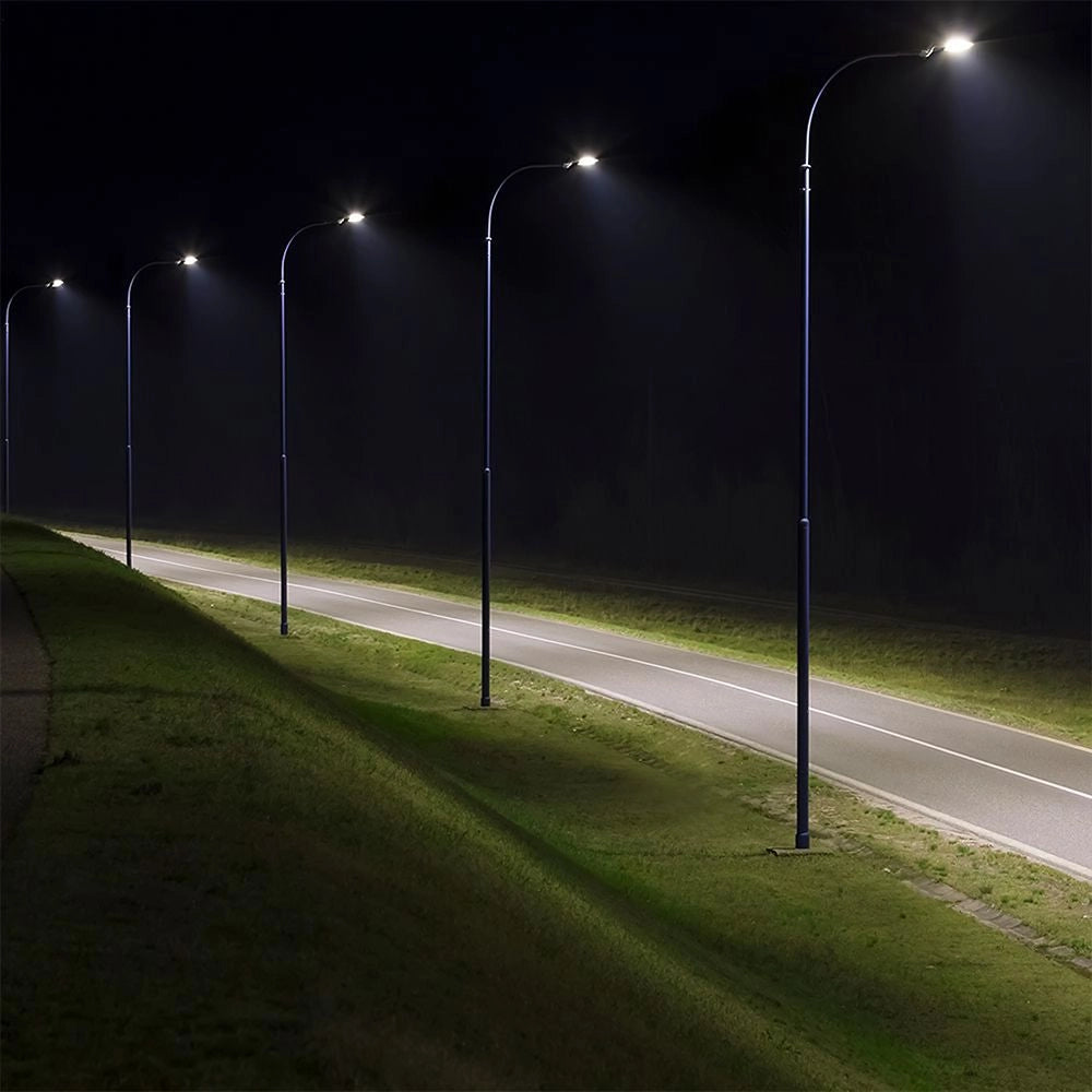 Armatura Stradale LED V-TAC Pro 100W, chip Samsung, angolo regolabile, 4000K, IP65