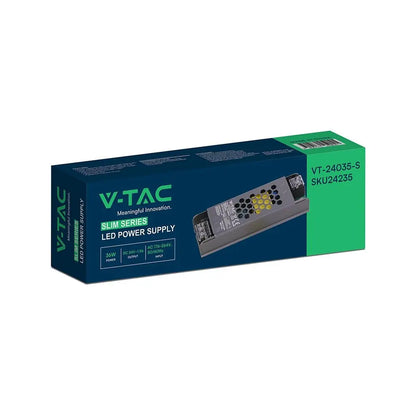 Alimentatore LED Slim in Metallo V-TAC 36W 24V 1.5A IP20