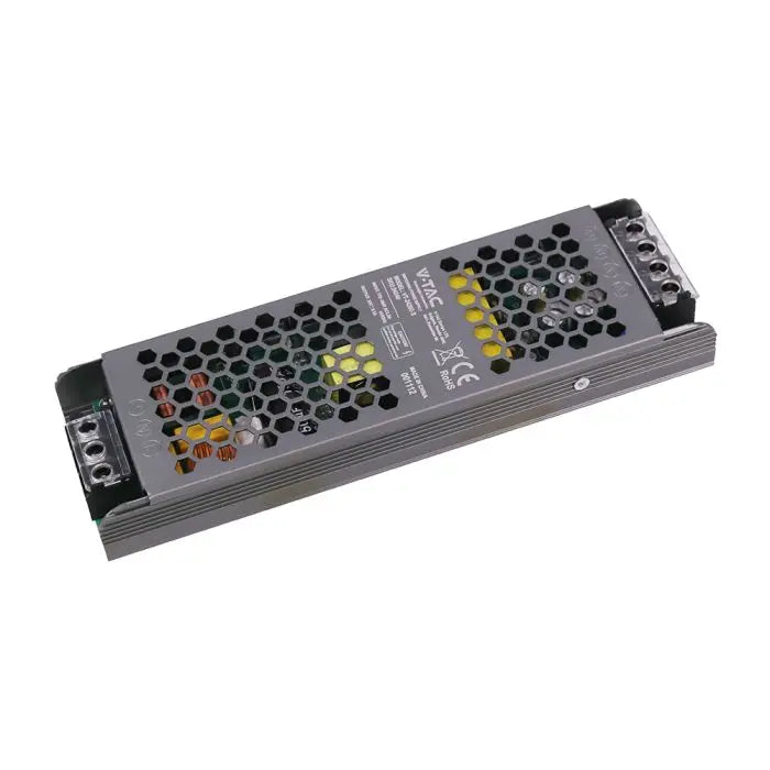 Alimentatore LED V-TAC Slim in Metallo 200W 24V 8.25A – Ultra Piatto IP20