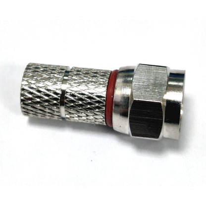 Connettore F Doppio O-Ring Professionale 5mm - Confezione 5 pz