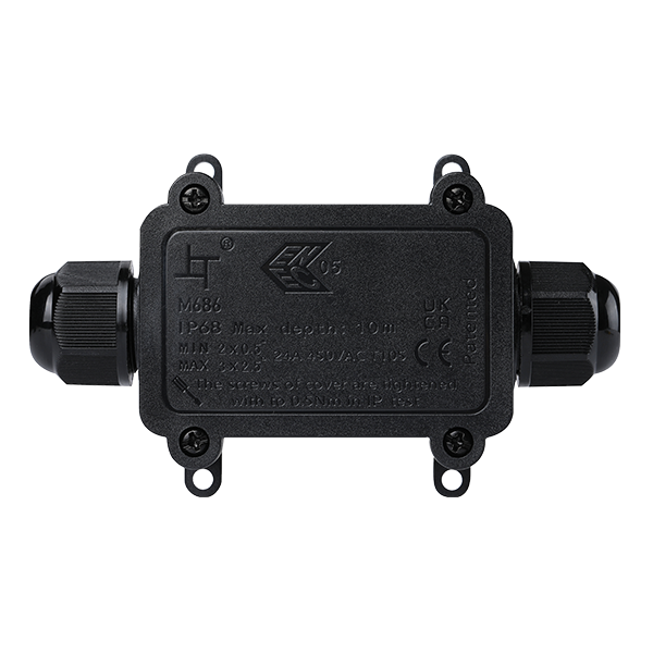 Giunzione Lineare Stagna IP68 Elmark - 2 Ingressi - 450V 24A