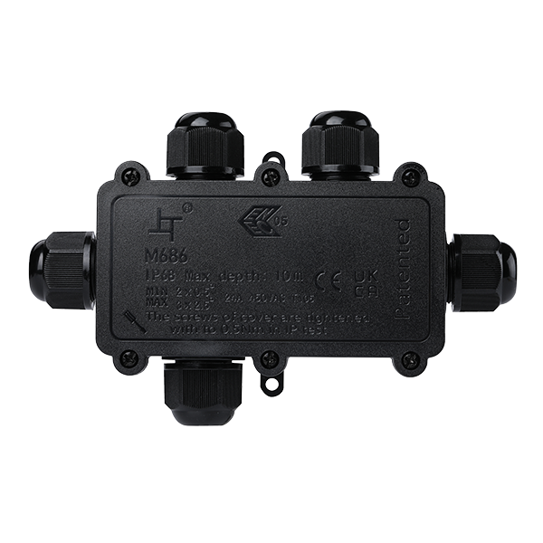Scatola di Derivazione Stagna IP68 Elmark - 5 Ingressi - 450V 24A