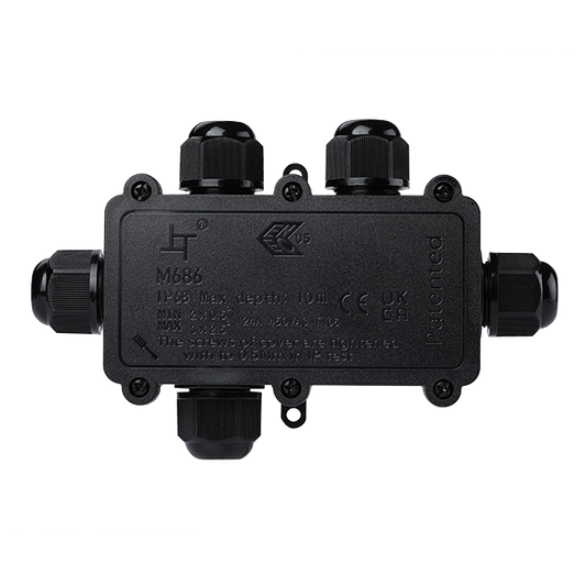 Scatola di Derivazione Stagna IP68 Elmark - 5 Ingressi - 450V 24A