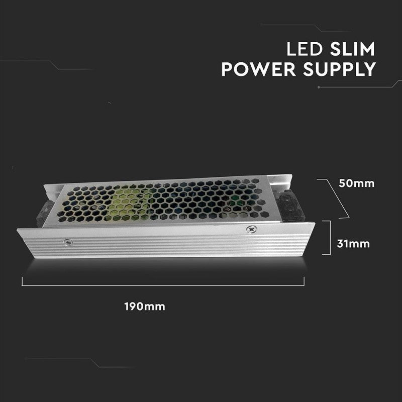 V-TAC VT-20122 Alimentatore in Metallo 120W 12V 10A IP20 - SKU 3243