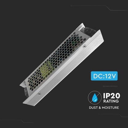 V-TAC VT-20122 Alimentatore in Metallo 120W 12V 10A IP20 - SKU 3243