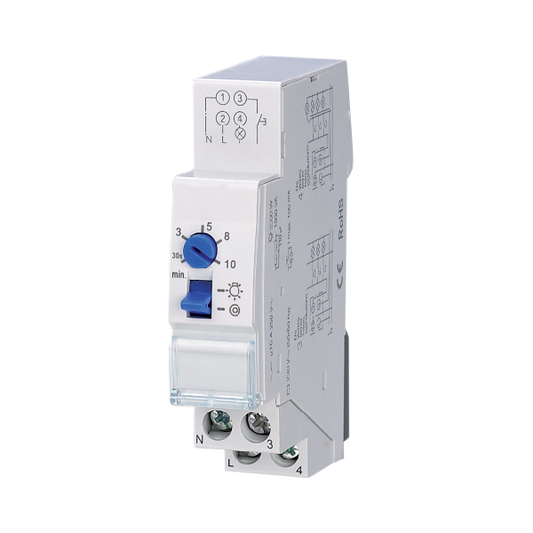 Temporizzatore Elettronico (Timer) Luci Scale 16A 1 Modulo Elmark TE17
