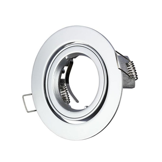 Portafaretto LED da Incasso Rotondo Orientabile Grigio Metallizzato GU10/GU5.3 - V-Tac VT-775