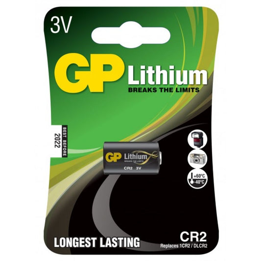 GP Battery Batteria al Litio 3V CR2 (Blister 1 Pezzo)