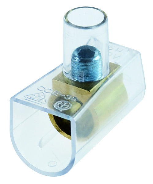  MORSETT0 VOLANTE TRASPARENTI UNIPOLARI FORBOX 25 mm² in POLICARBONATO 450V