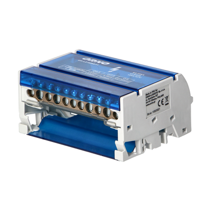 Ripartitore di Distribuzione Quadripolare 11 Fori | Morsettiera Professionale OR-LZ-8202/11