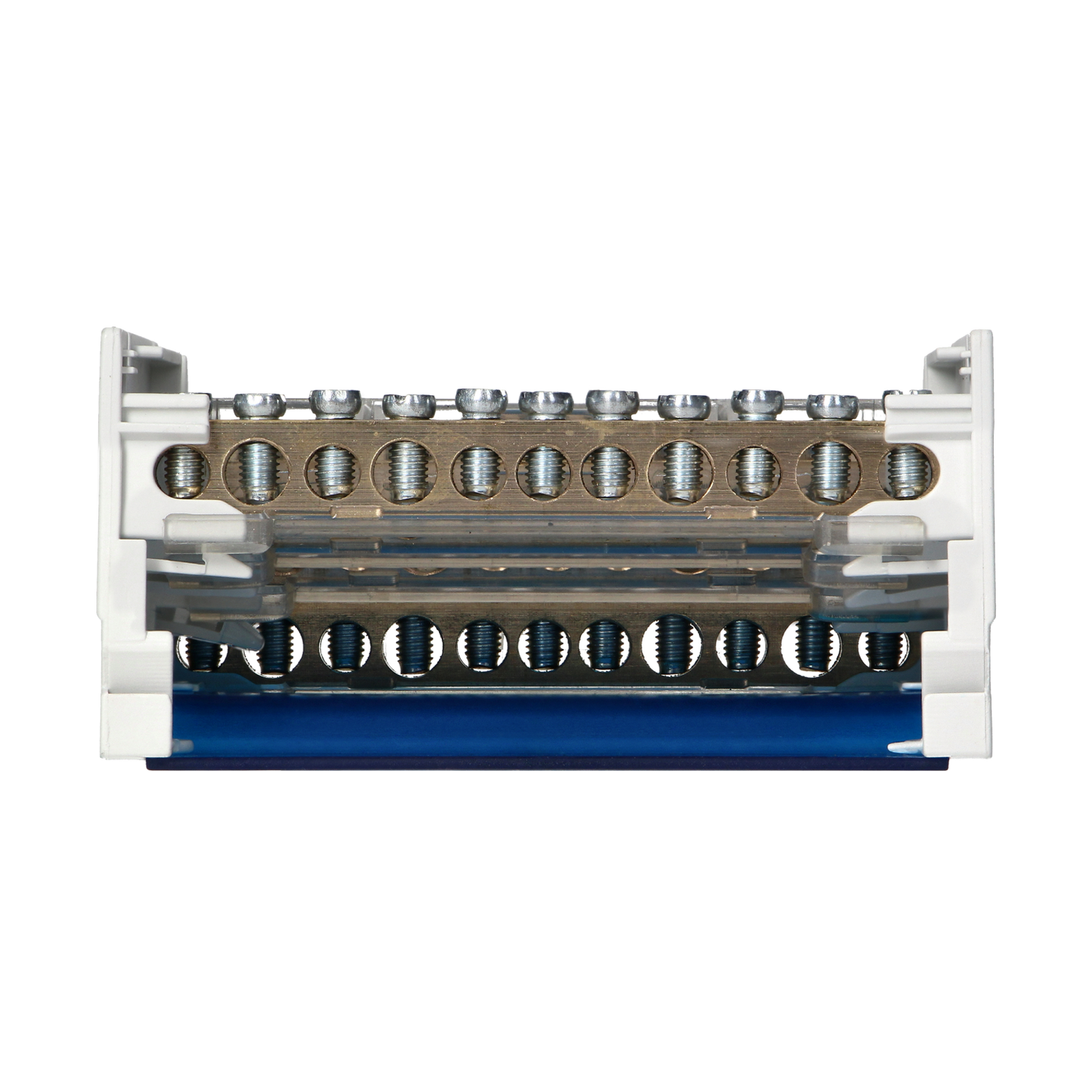 Ripartitore di Distribuzione Quadripolare 11 Fori | Morsettiera Professionale OR-LZ-8202/11