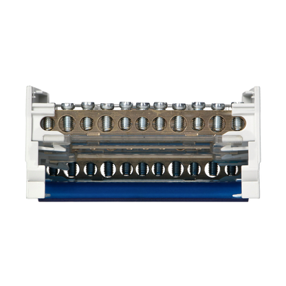 Ripartitore di Distribuzione Quadripolare 11 Fori | Morsettiera Professionale OR-LZ-8202/11