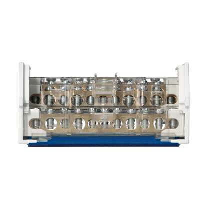 Ripartitore di Distribuzione Quadripolare 11 Fori | Morsettiera Professionale OR-LZ-8202/11