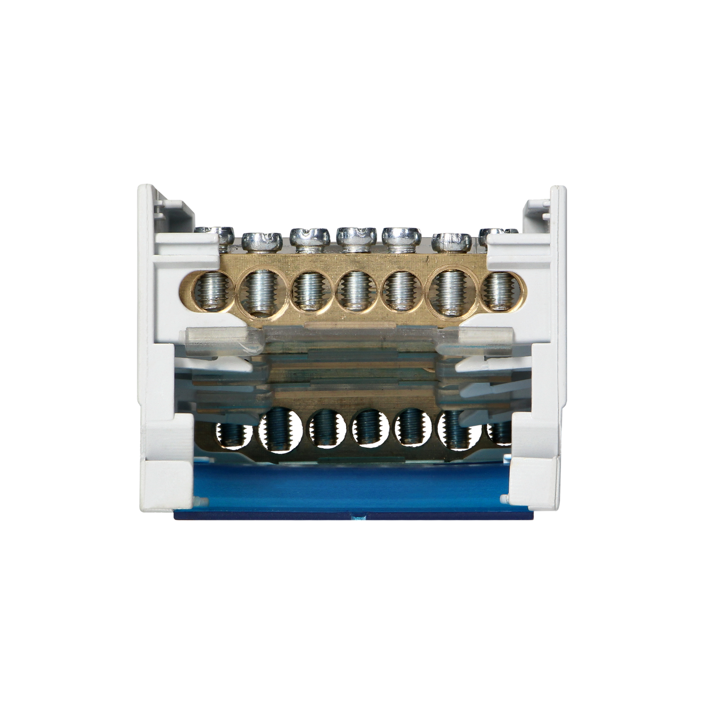 Ripartitore di Distribuzione Quadripolare 7 Fori | Morsettiera Professionale OR-LZ-8202/7
