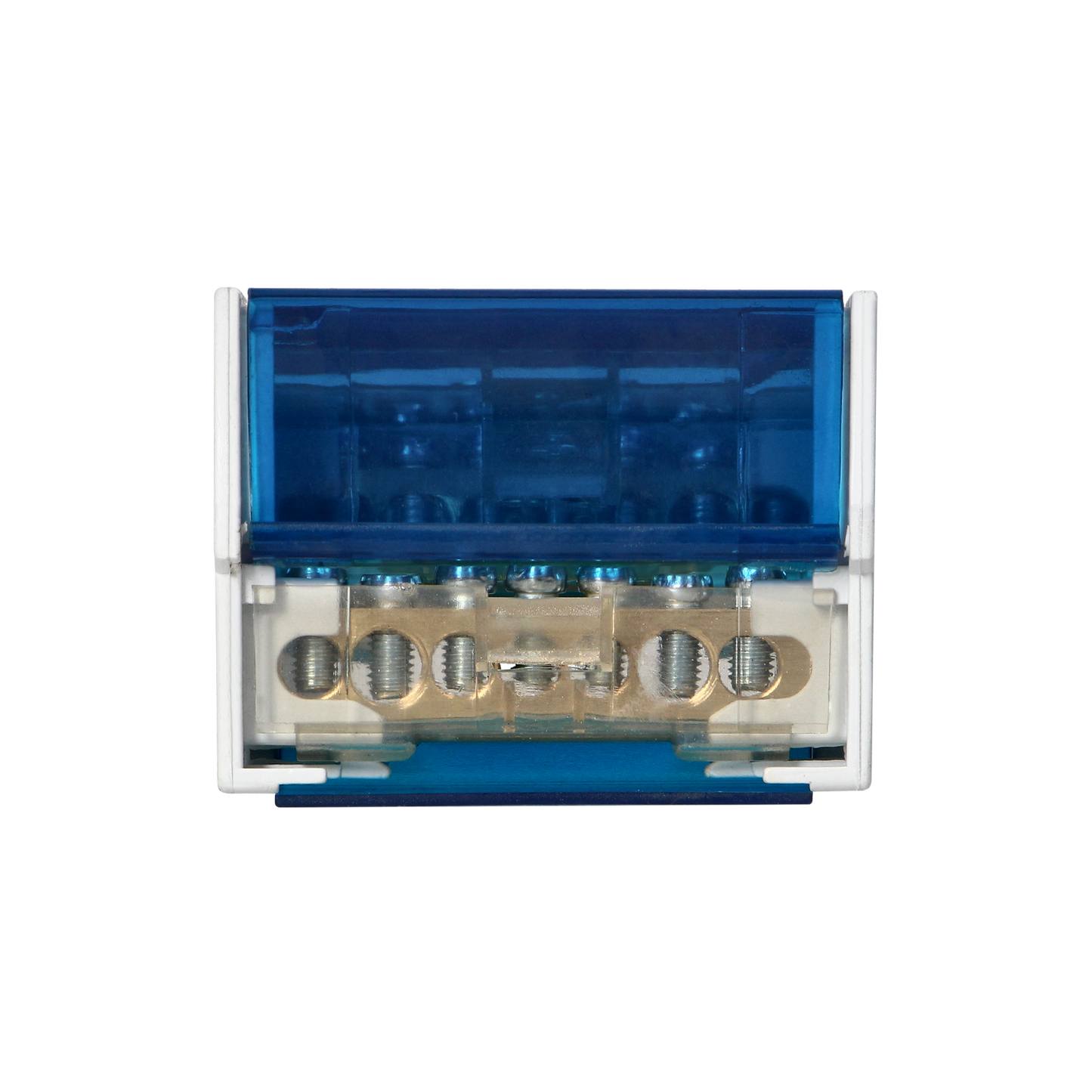 Ripartitore di Distribuzione Quadripolare 7 Fori | Morsettiera Professionale OR-LZ-8202/7