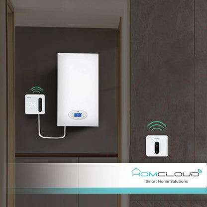 Cronotermostato digitale Smart Homcloud Wi-Fi + ricevitor RF