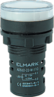 Lampada di Segnalazione LED 22mm 24V AC/DC – Indicatore Serie Elmark AD56-22