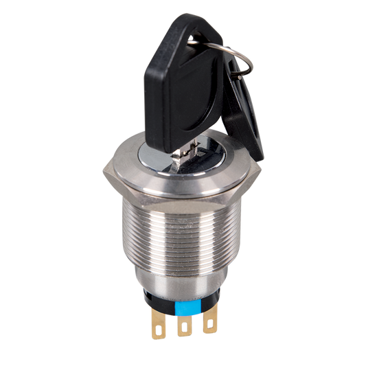 Selettore a Chiave 3 Posizioni (2NO + 2NC) – Commutatore di Sicurezza IP65 Elmark